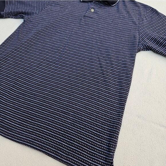 Chereskin Navy Striped Men's Polo Shirt - Picture 4 of 6